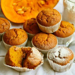 muffin di cioccolato e zucca