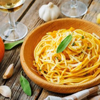 pasta con crema di zucca