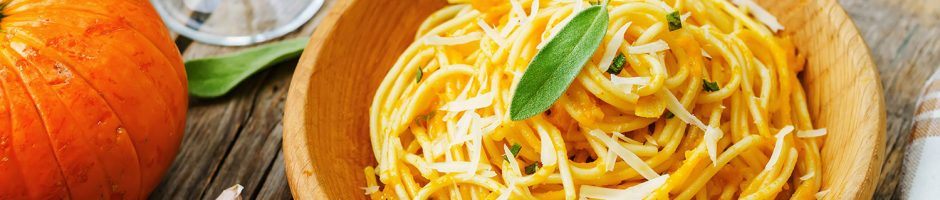 pasta con crema di zucca