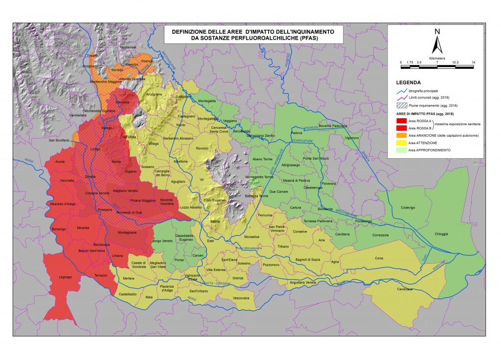 mappa PFAS Pesce, carne, uova: i cibi inquinati da PFAS sulle nostre tavole