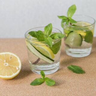 Ricetta acqua magica con limone e menta
