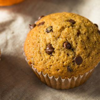 muffin alla zucca con gocce di cioccolato