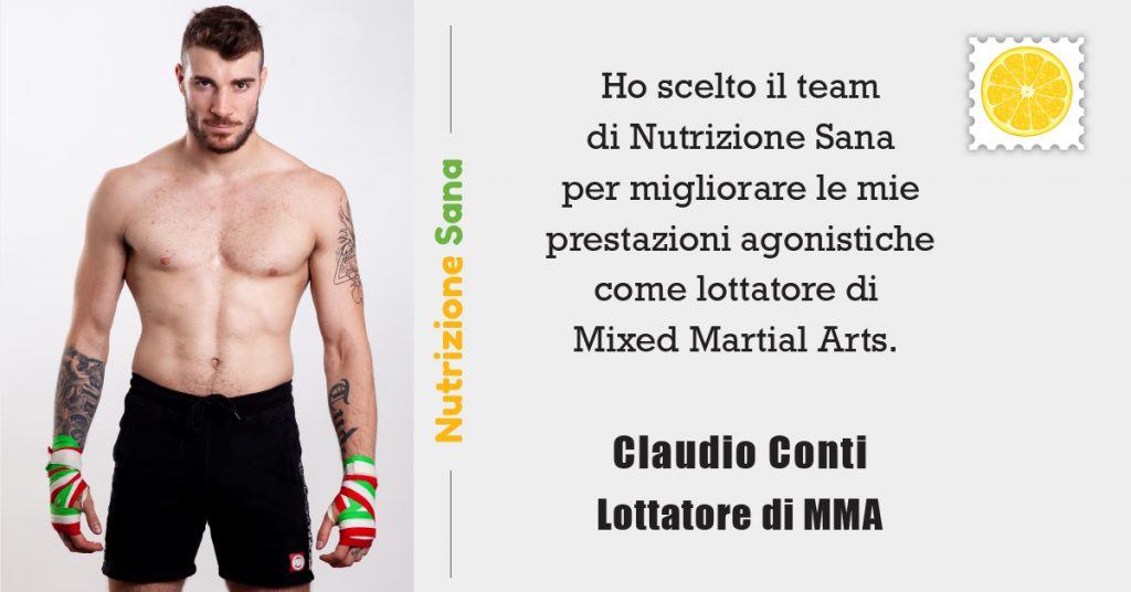 Cartolina Claudio Conti Nutrizione Sana insta2 Claudio Conti