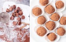 tartufini con ricotta cacao