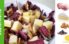 insalata radicchio brie e noci