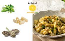 pasta carciofi e piselli