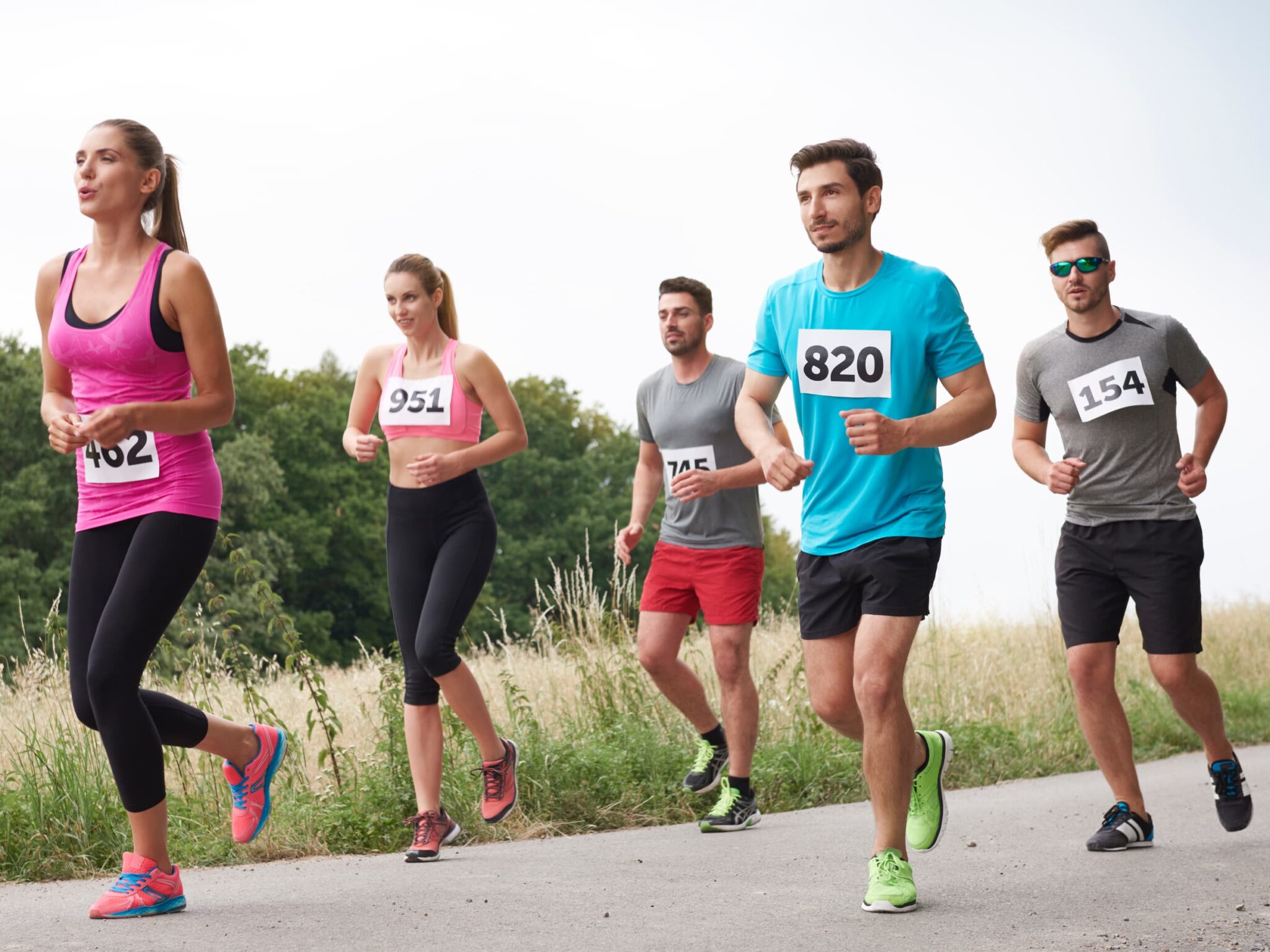 immagine di maratoneti, alimentazione dello sportivo a livello dilettantistico