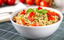 Farro con pesto e pomodorini Ricette