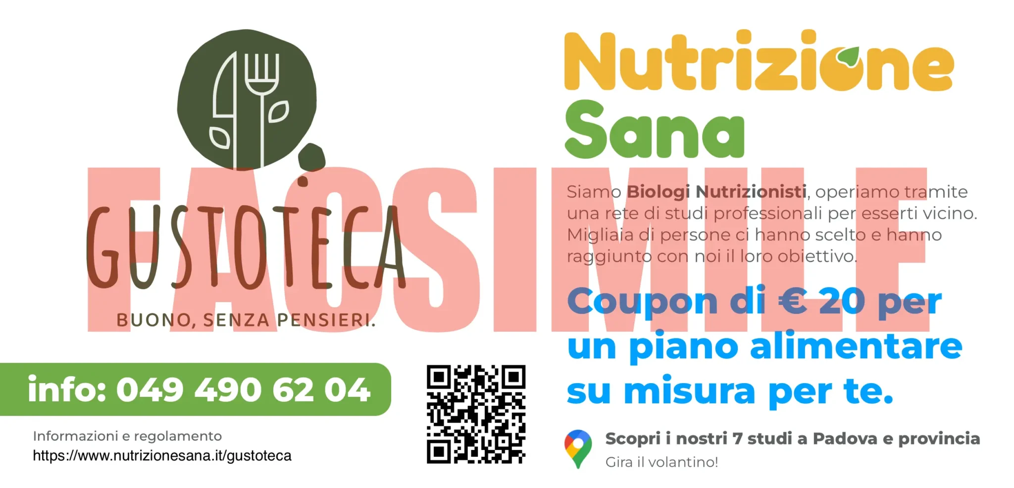 Coupon Nutrizione Sana per Gustoteca Fronte scaled Gustoteca