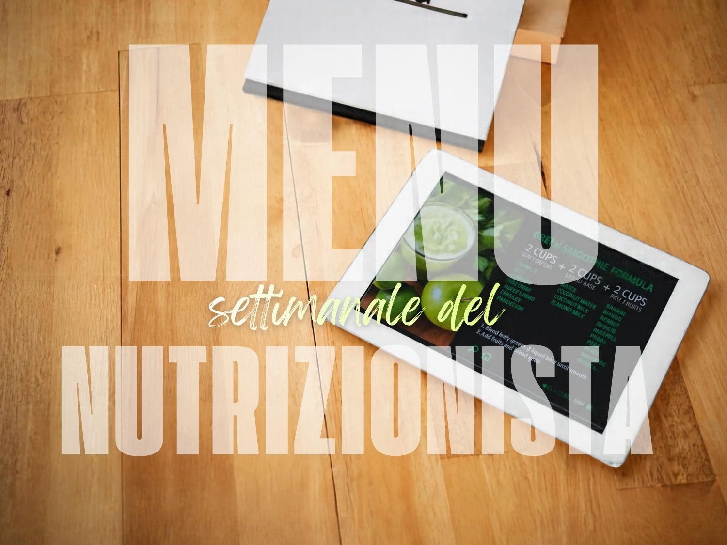 menu settimanale nutrizionista