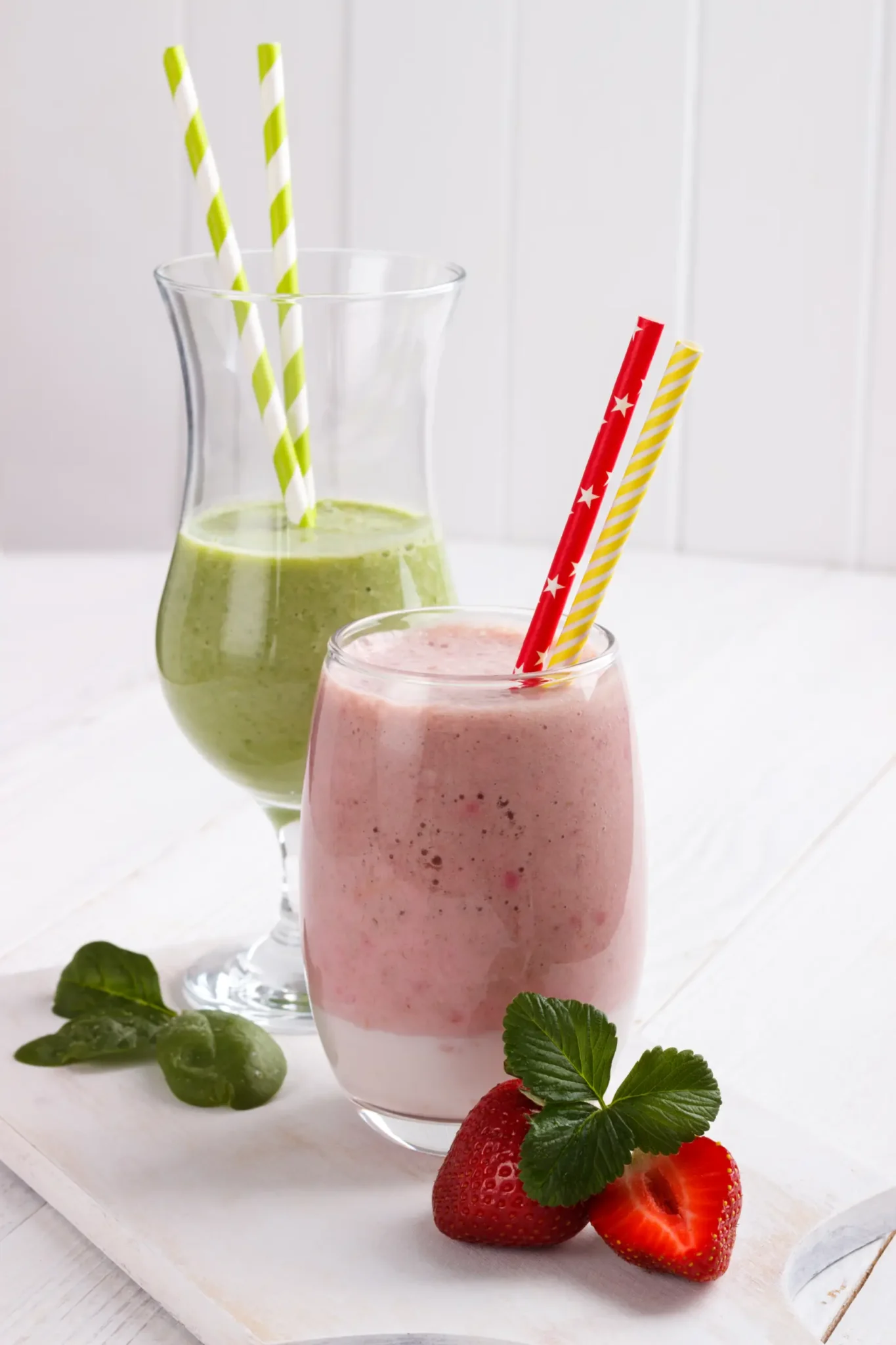 ricetta per dimagrire in menopausa Smoothie alle fragole e spinaci