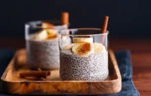 Chia pudding goloso pere e cioccolato