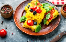 Crostoni di polenta con cavolo nero