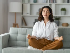 limitare lo stress con gonfiore addominale con meditazione ed esercizi di meditazione