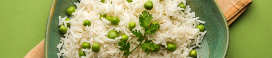 riso basmati con piselli