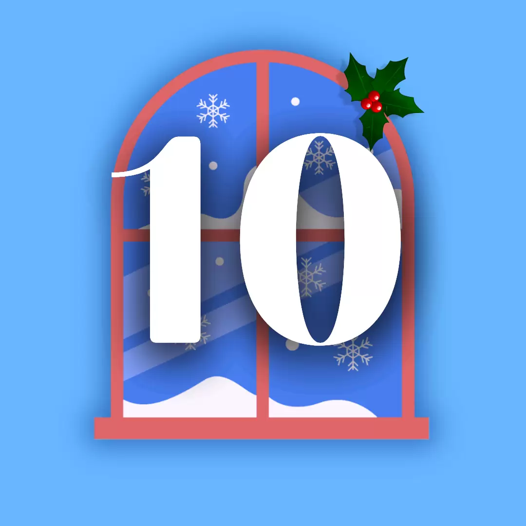 finestra calendario dell'avvento 10 dicembre