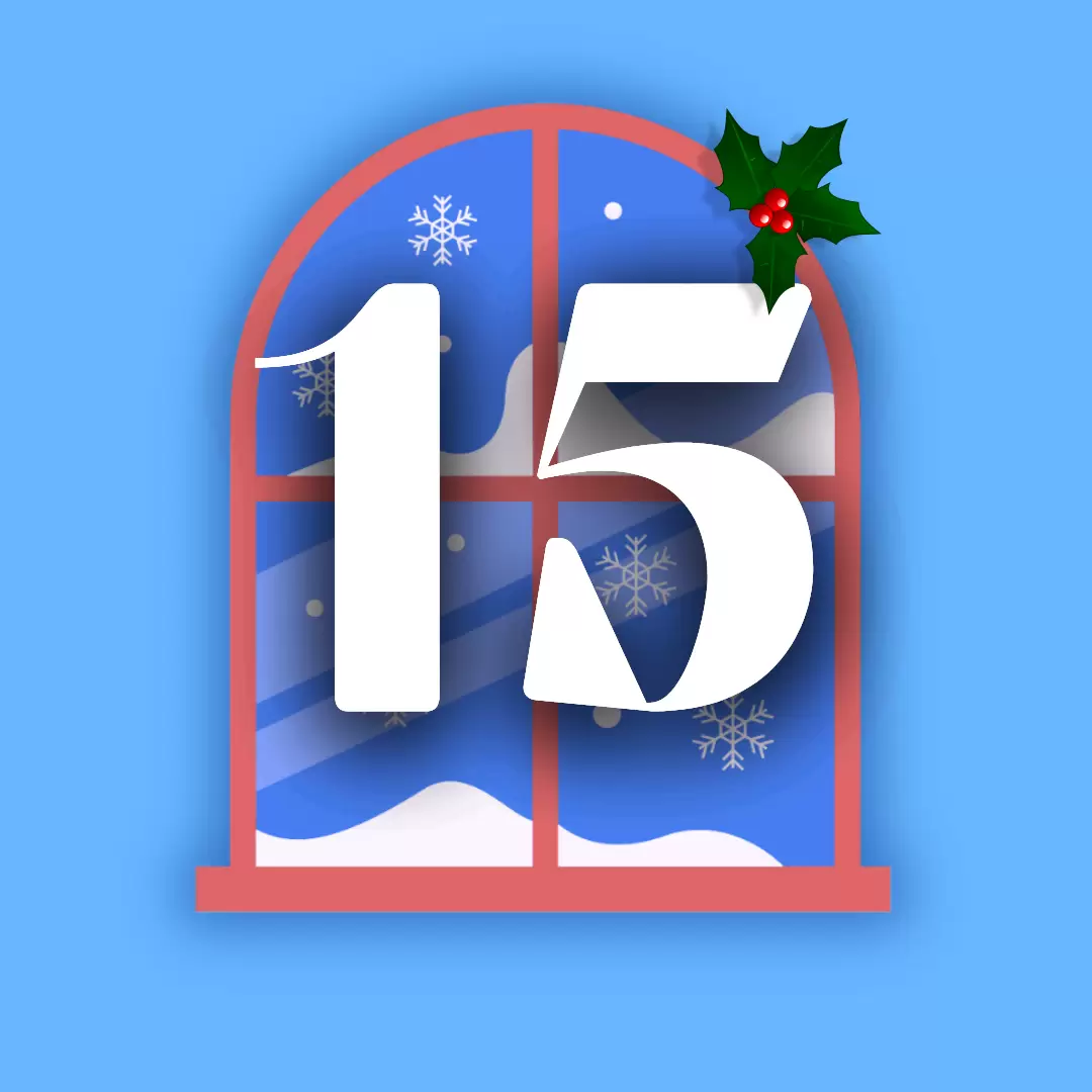 finestra calendario dell'avvento 15 dicembre