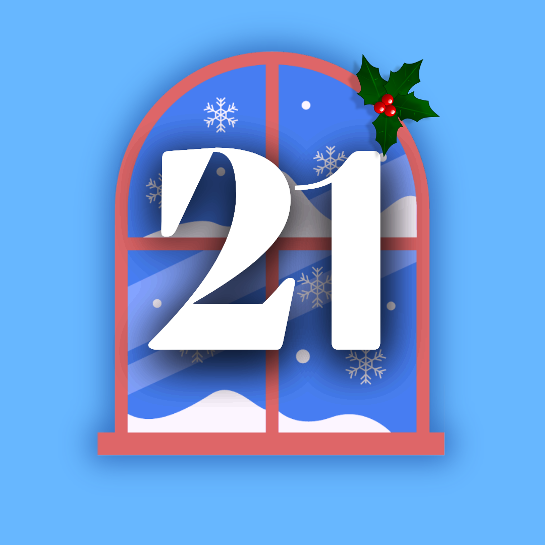 finestra calendario dell'avvento 21 dicembre