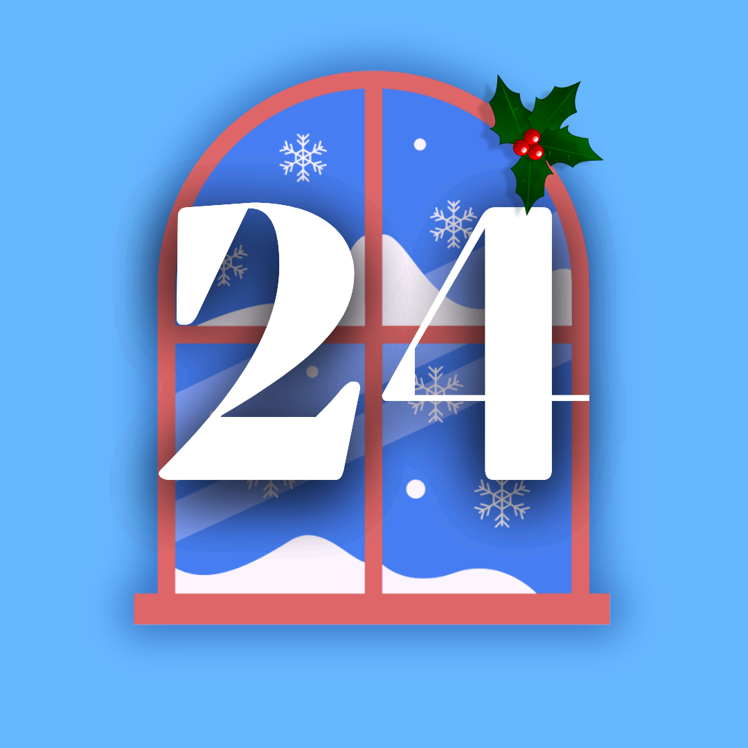 finestra calendario dell'avvento 24 dicembre