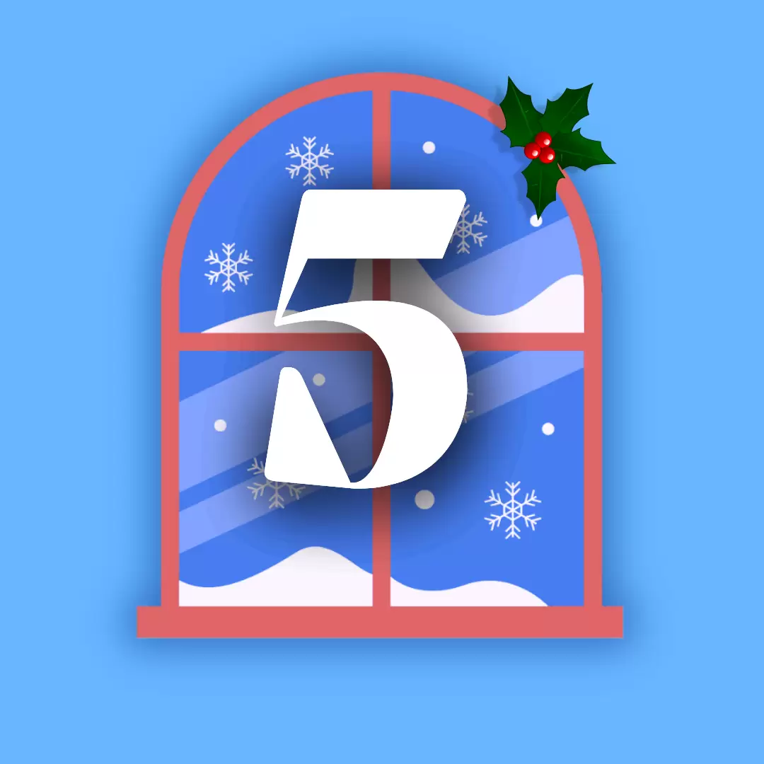 finestra calendario dell'avvento 5 dicembre