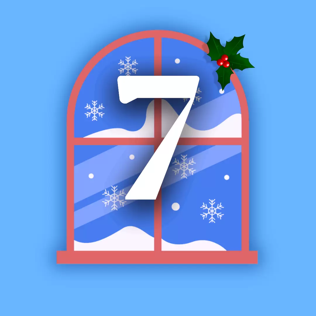 finestra calendario dell'avvento 7 dicembre