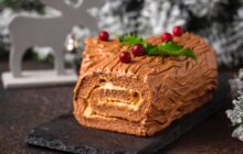 ricetta del tronchetto di natale light al cioccolato e ricotta