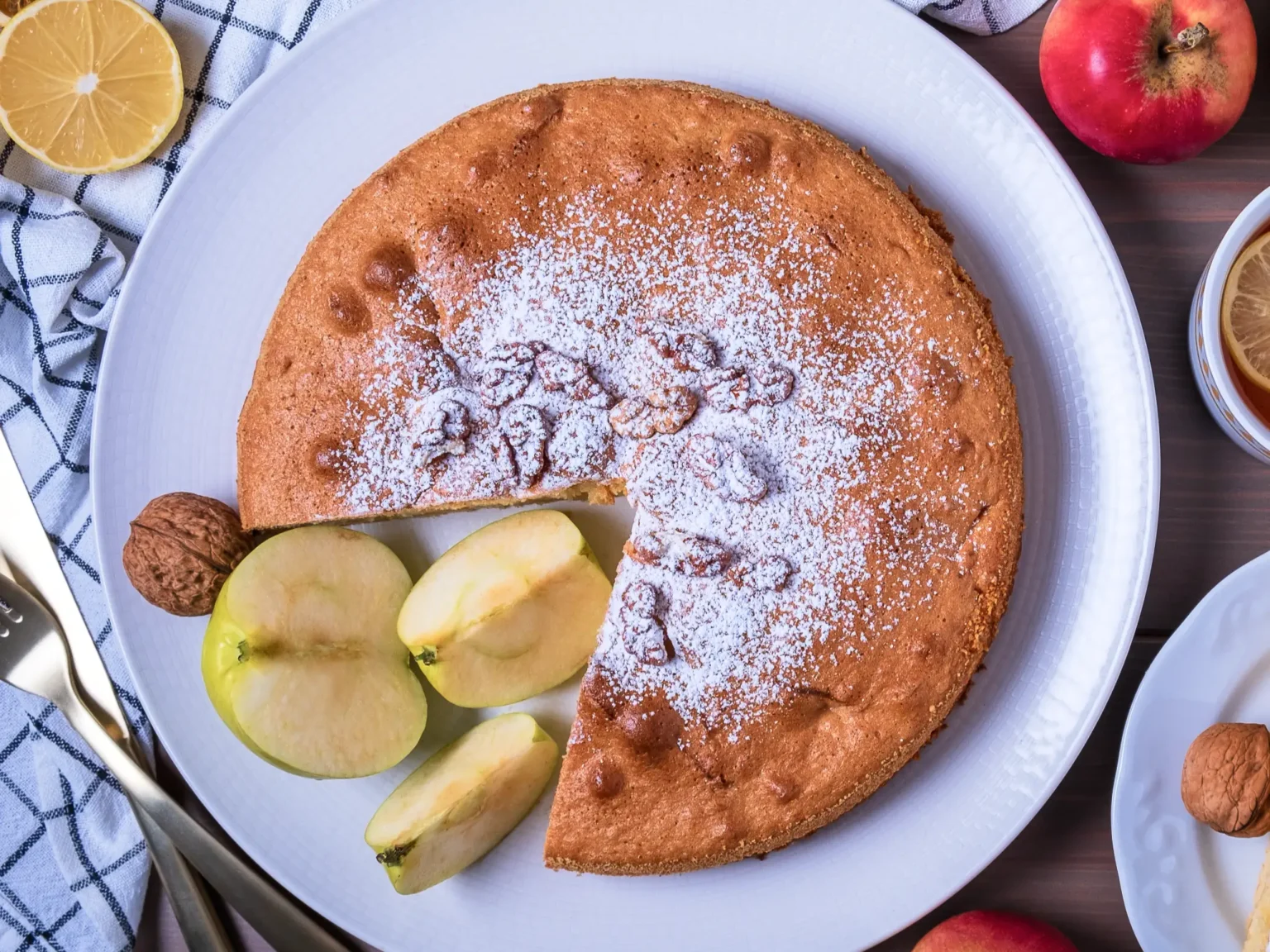 Torta di mele senza latte e burro​