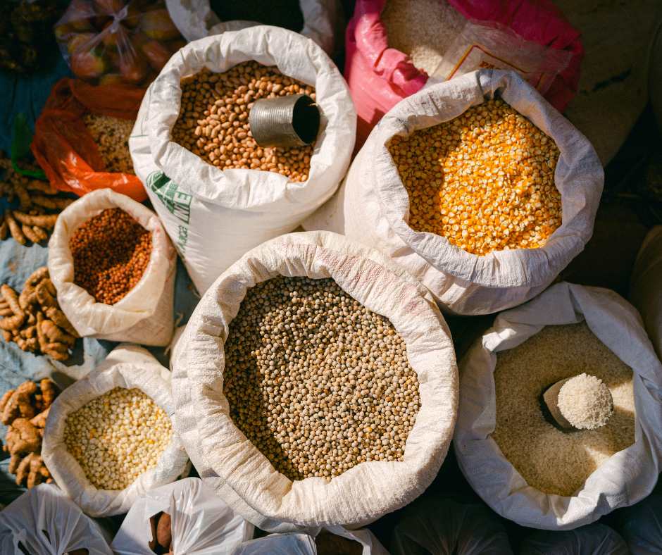 Legumi e cereali per i capelli