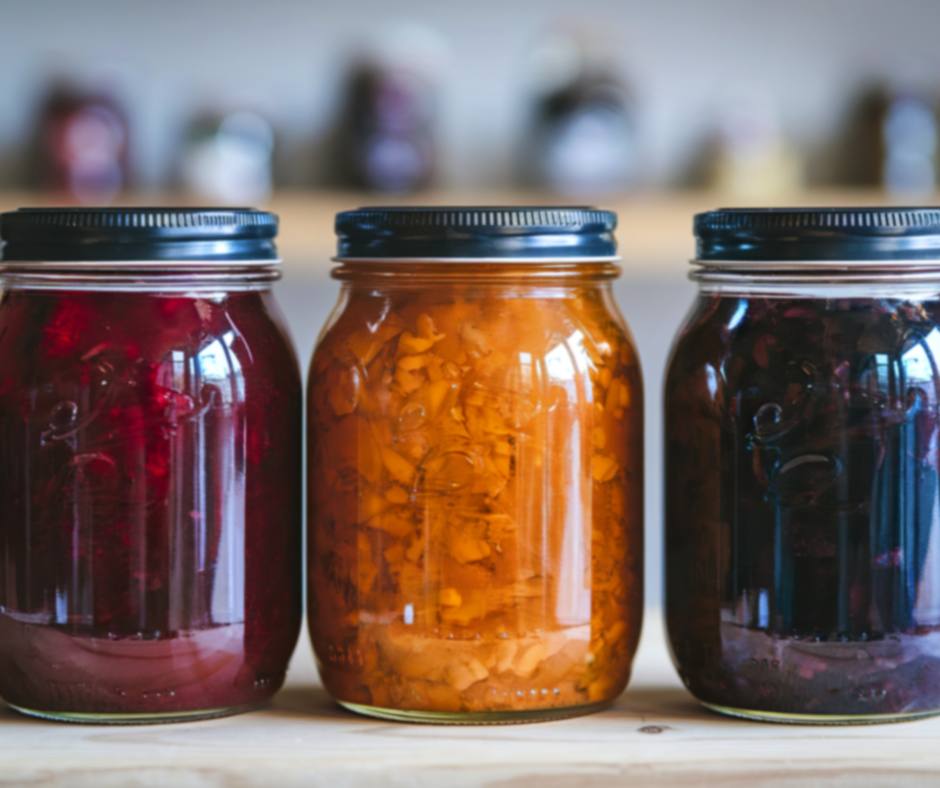 marmellate come cibi in scatola